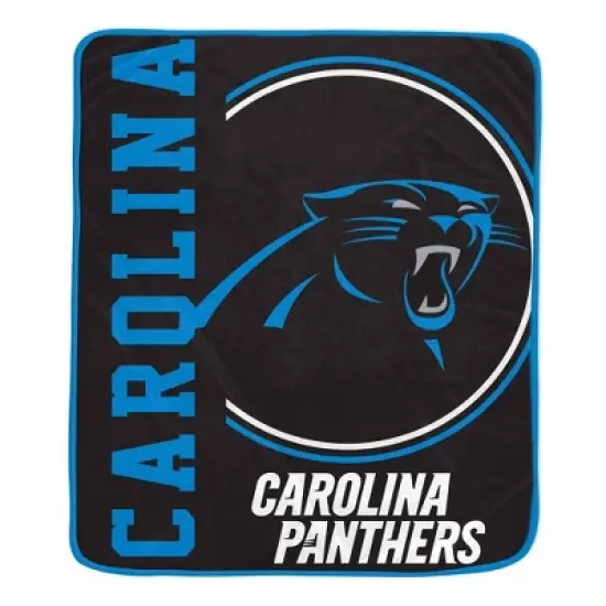 NFL Carolina Panthers Keep It Simple Ultra Soft Blanket image {3}