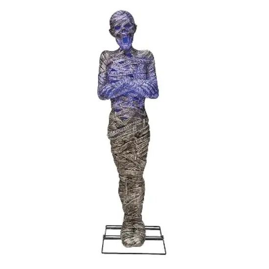 Seasons 5' Light and Sound Mummy's Curse Halloween Decorative Mannequin image {1}