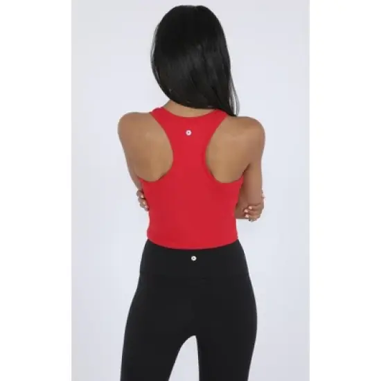 90 Degree By Reflex - Women's Airlux Racerback Crop Top image {2}