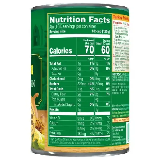 Del Monte Whole Kernel Fire-Roasted Corn Blend 14.5oz image {2}