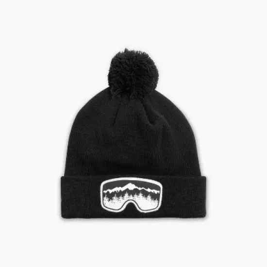 Turtle Fur Youth Scenic Vision Pom Beanie - Boys Winter Hat image {4}