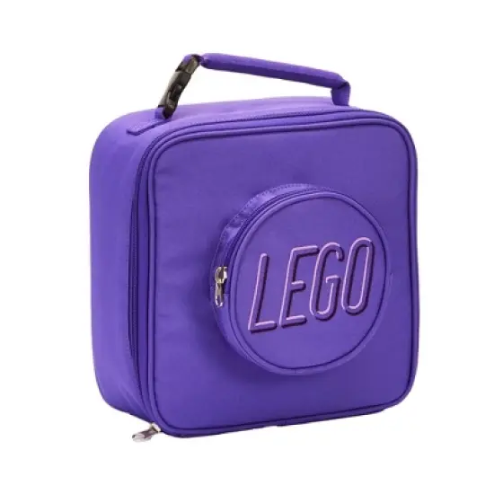 LEGO Brick Lunch Bag - Purple image {6}
