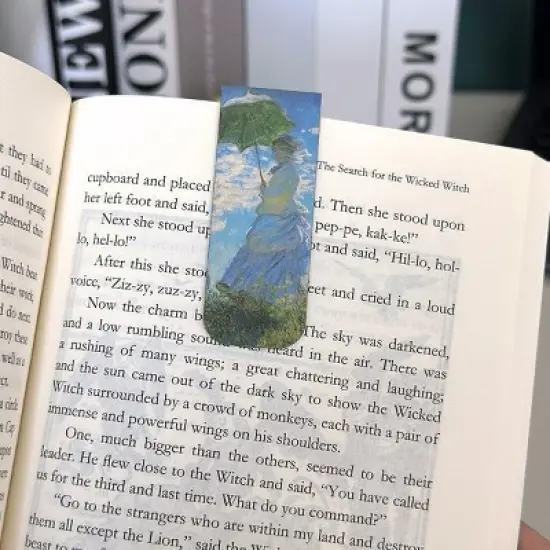 Wrapables Magnetic Bookmarks, Page Marker, Page Clips Reading Supplies (Set of 8), Artist image {5}