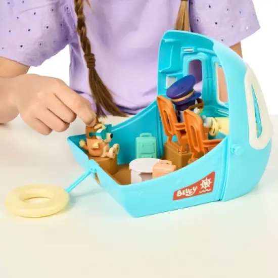 Bluey 3-in-1 Airplane Playset: Sound Effects & Multiple Activities, Includes Figures, Educational Creative Thinking image {15}