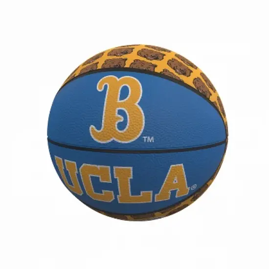 NCAA UCLA Bruins Mini-Size Rubber Basketball: All Ages, 8" Diameter, No Fill image {1}
