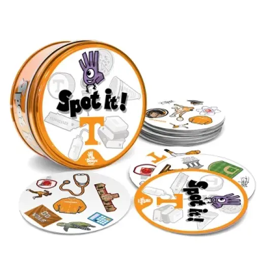 MasterPieces Officially Licensed NCAA Tennessee Volunteers Spot It Game for Kids and Adults image {2}