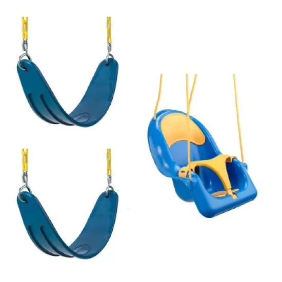 Swing-N-Slide Two Extreme Duty Swing Seats with a Comfy-N-Secure Toddler Coaster Swing image {9}