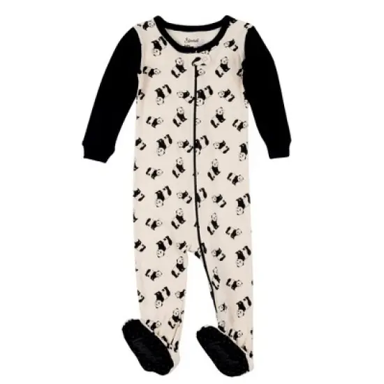 Leveret Footed Sleeper Cotton Pajamas image {16}