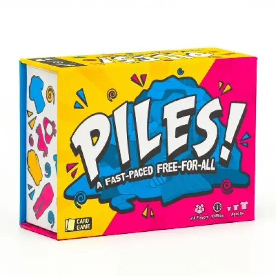 Lost Boy Entertainment Piles! Card Game: Memory Skills, 2-8 Players, Action, 5-15 Min image {5}