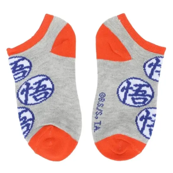 Dragon Ball Super Characters & Kanji Youth 6-Pair Ankle Socks image {4}