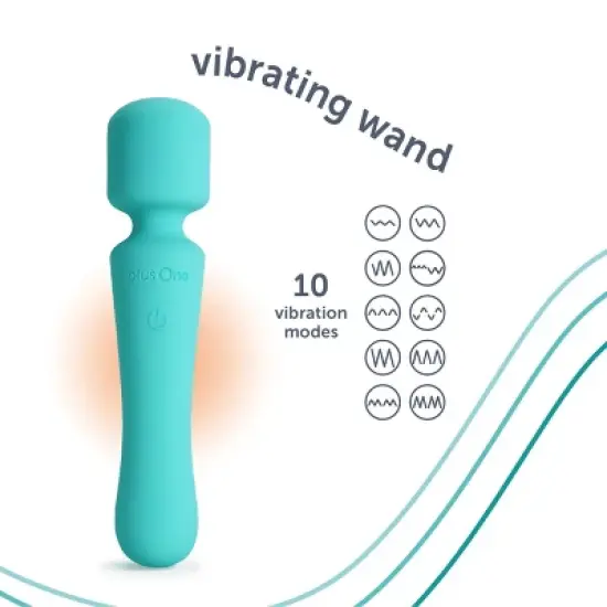 plusOne Rechargeable and Waterproof Wand Vibrator image {7}