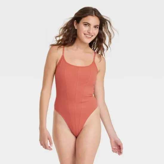 Women's Corset Front Bodysuit - Colsie&trade; image {1}