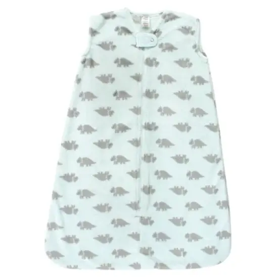 Hudson Baby Infant Boy Plush Sleeping Bag, Sack, Blanket, Sleeveless Triceratops image {2}
