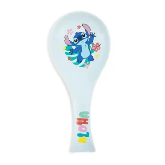 Silver Buffalo Disney Lilo & Stitch "Aloha" Ceramic Spoon Rest image {8}