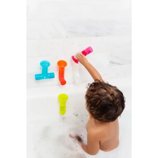 Boon BUNDLE Building Toddler Bath Tub Toy with Pipes Cogs and Tubes image {7}