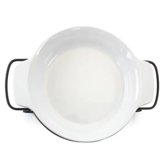 Gibson 2 Piece Stoneware Bakeware with Metal Rack image {7}