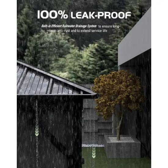 GustoWave 12'x14' Outdoor Double Hardtop Patio Gazebo for Deck, Backyard, Lawn, Garden image {2}