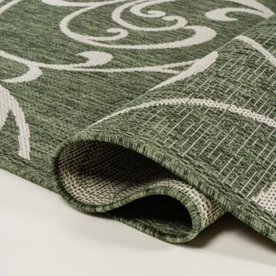 Maribel Traditional Classic All-Over Scroll Indoor/Outdoor Area Rug - JONATHAN Y image {4}