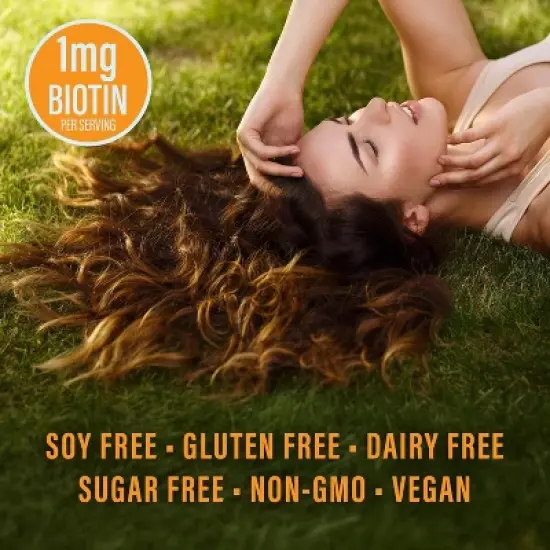 Oasis Liquid Hair Growth Supplement, Natural Liquid Hair Growth Serum for Thicker, Shinier & Stronger Hair, Rosemary Citrus, Sunwarrior, 90 svg 450mL image {4}