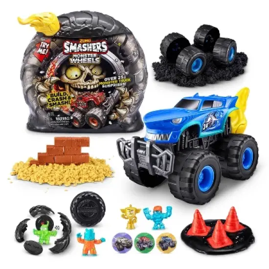 Smashers Monster Wheels Surprise Capsule Mini Figure Set image {1}