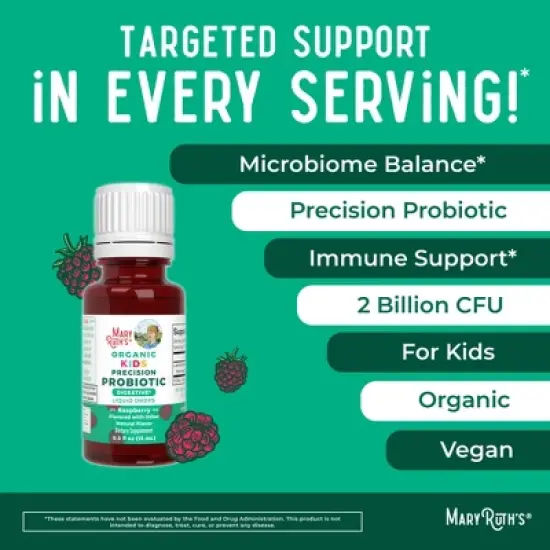 MaryRuth's Organic Kids Precision Probiotic Digestive Liquid Drops image {5}