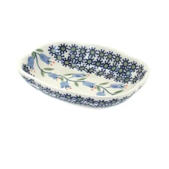 Blue Rose Polish Pottery S126 Manufaktura Soap Dish image {9}