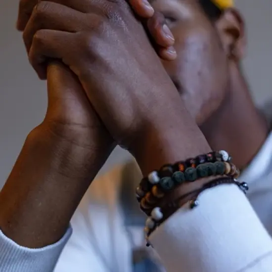 Pursonic Lavastone Braclet with essential oils image {2}