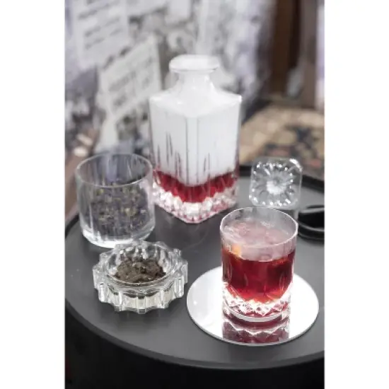 Lorren Home Trends Opera Crystal Double Old Fashionl set of 6 image {3}