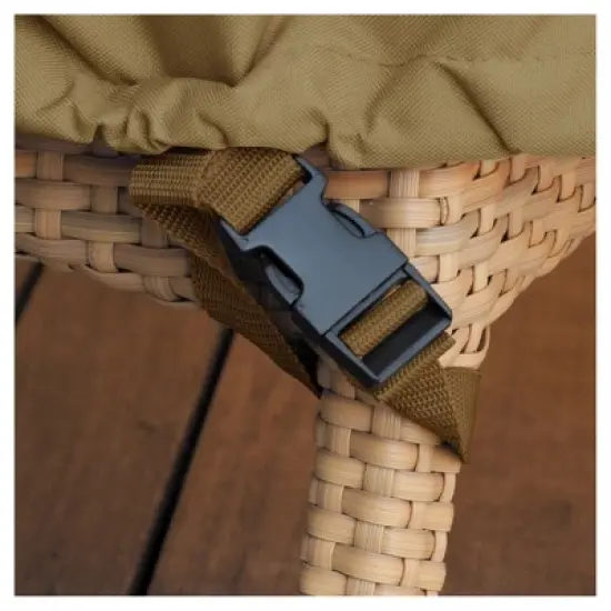 Classic Accessories Light Gray Veranda Patio Loveseat Cover image {4}