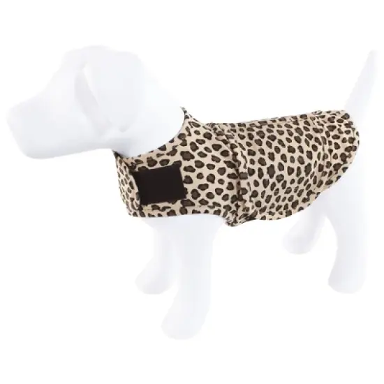 Luvable Friends Pet Thunder Anxiety Jacket, Leopard image {4}