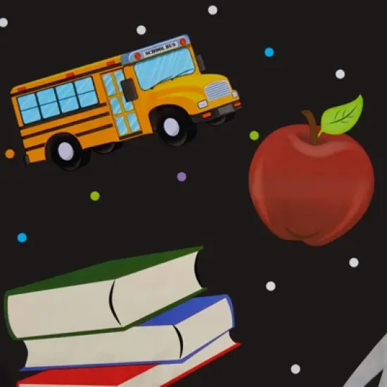 Blue Panda 3 Pack Plastic Table Covers for Back to School Party Decorations (54 x 108 In) image {5}