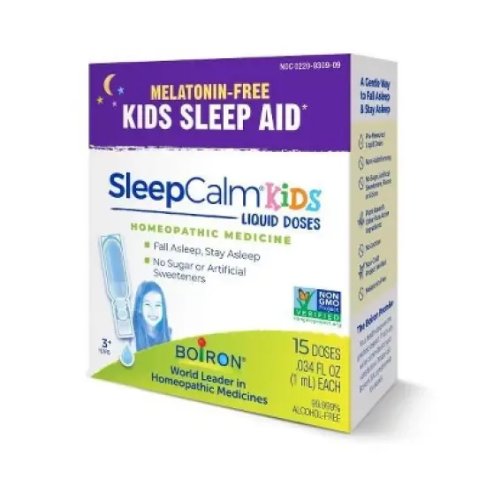 SleepCalm Kids by Boiron Homeopathic Medicine For Sleep Relief  -  15 Liquid Doses Liquid image {4}