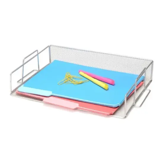 YBM Home Mesh Stackable Letter Tray and Paper Sorter image {1}
