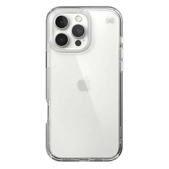 Speck iPhone 16 Pro Max Presidio Perfect Clear Case: Polycarbonate & TPU, Solid Pattern image {5}