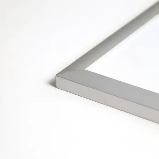 U Brands 36" Melamine Dry Erase Board Silver Aluminum Frame image {1}