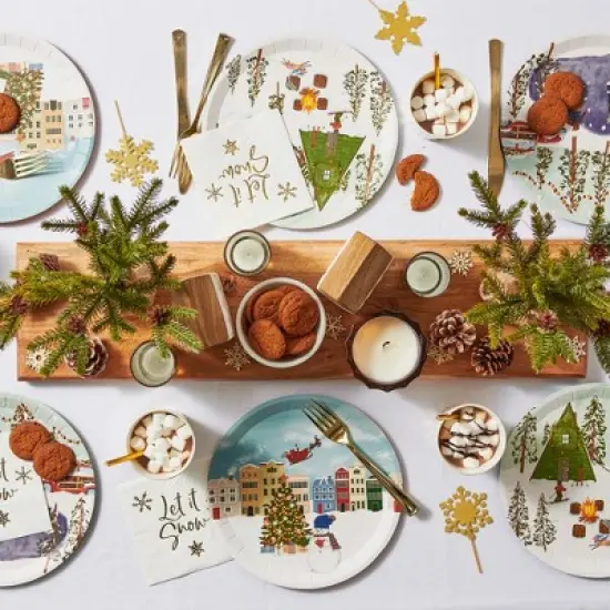 Winter Wonderland Large Plates (10 per pack) image {1}
