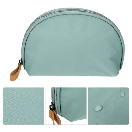 Unique Bargains Small Half Moon Makeup Bag image {2}