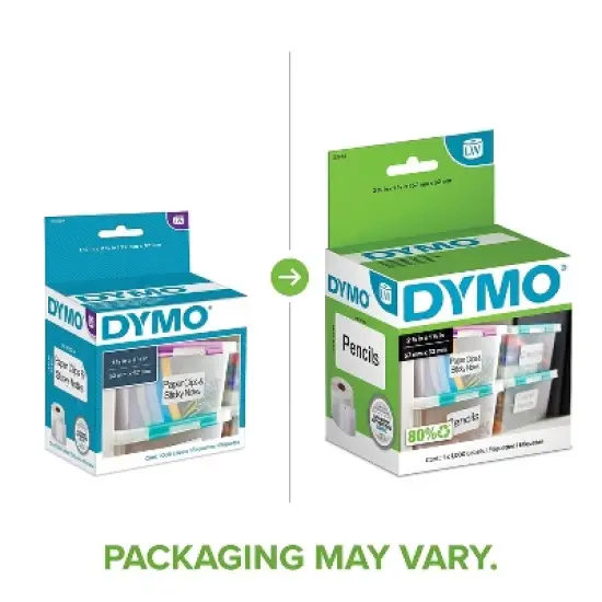 DYMO LabelWriter Address Labels 1 1/4 x 2 1/4 White 1000 Labels/Roll 30334 image {1}