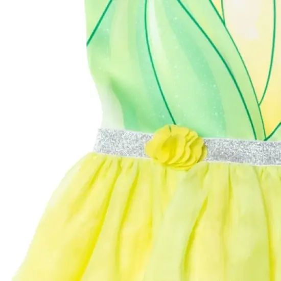 Disney Princess Tiana Tulle Costume Sleeveless Dress Green  image {5}