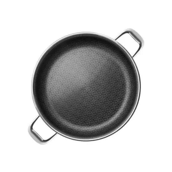 Livwell Brands Diamond Clad 14" Hybrid Nonstick Stainless Steel Everything Pan: Tri Ply, Oven & Dishwasher Safe, 6.65 Qt image {3}