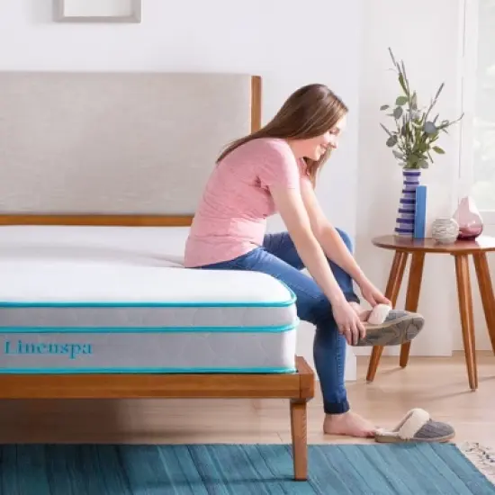 Linenspa Essentials 10" Spring and Memory Foam Hybrid Mattress image {5}