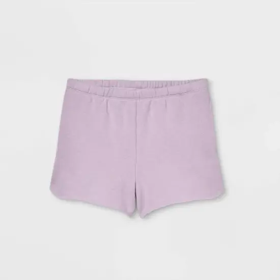 Kids' Fleece Raw Edge Lounge Shorts - art class&trade; image {4}