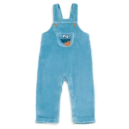 Sesame Street Baby Corduroy Ribbed Overall and T-Shirt Outfit Set Newborn to Infant image {2}