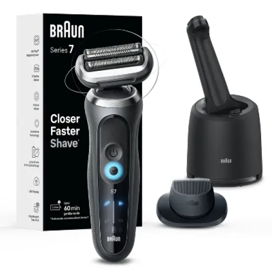 Braun Series 7-7171cc Rechargeable Wet & Dry Shaver + Smart Care Center image {9}