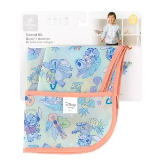 Bumkins Disney Longsleeve Bibs - Aloha Stich image {6}