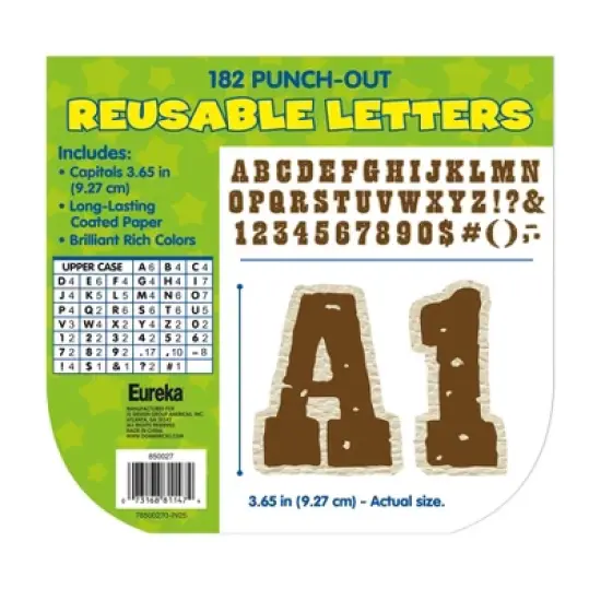 Eureka&reg; Wild Wild Classroom Deco Letters, 181 Characters image {3}