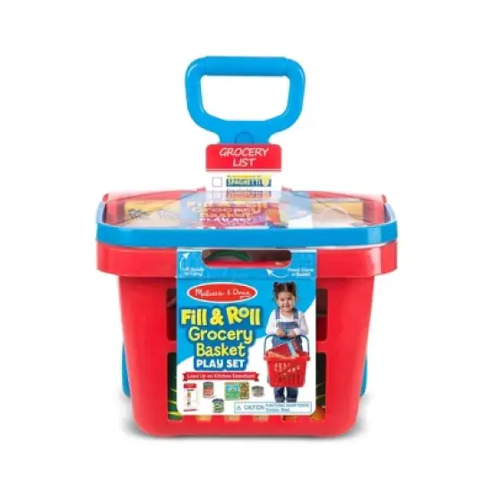 Melissa & Doug Fill & Roll Grocery Basket Playset image {2}