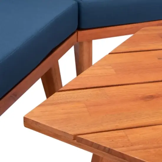 Lansen 4 Pc Corner Living Set - Indoor/Outdoor - PAT7055 - Safavieh image {5}