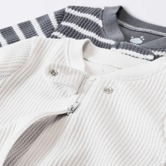 Baby 2pc Waffle Sleep N' Play - Cloud Island&trade; Gray image {2}