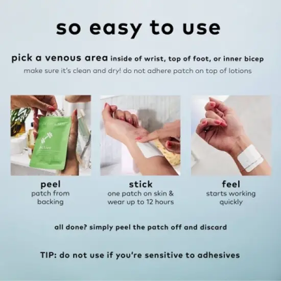 The Good Patch Active Plant Patch - 4ct: Vegan, Paraben-Free, Dermatologist Tested image {5}